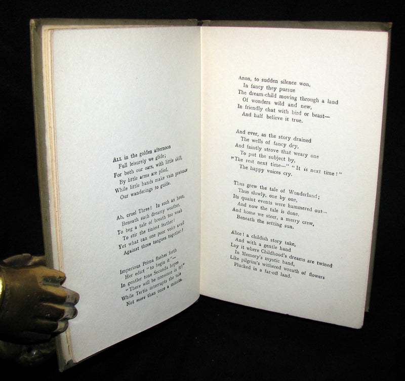 1920 Rare Book -  Alice's Adventures in Wonderland with frontis by Margaret W. Tarrant