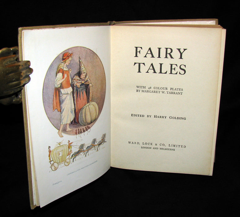 1922 Rare Book -  FAIRY TALES with 48 Coloured Plates By Margaret W. Tarrant