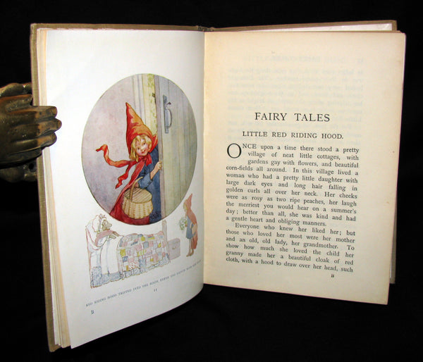 1922 Rare Book -  FAIRY TALES with 48 Coloured Plates By Margaret W. Tarrant