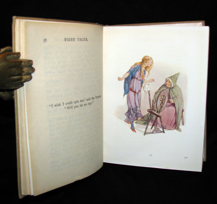 1922 Rare Book -  FAIRY TALES with 48 Coloured Plates By Margaret W. Tarrant