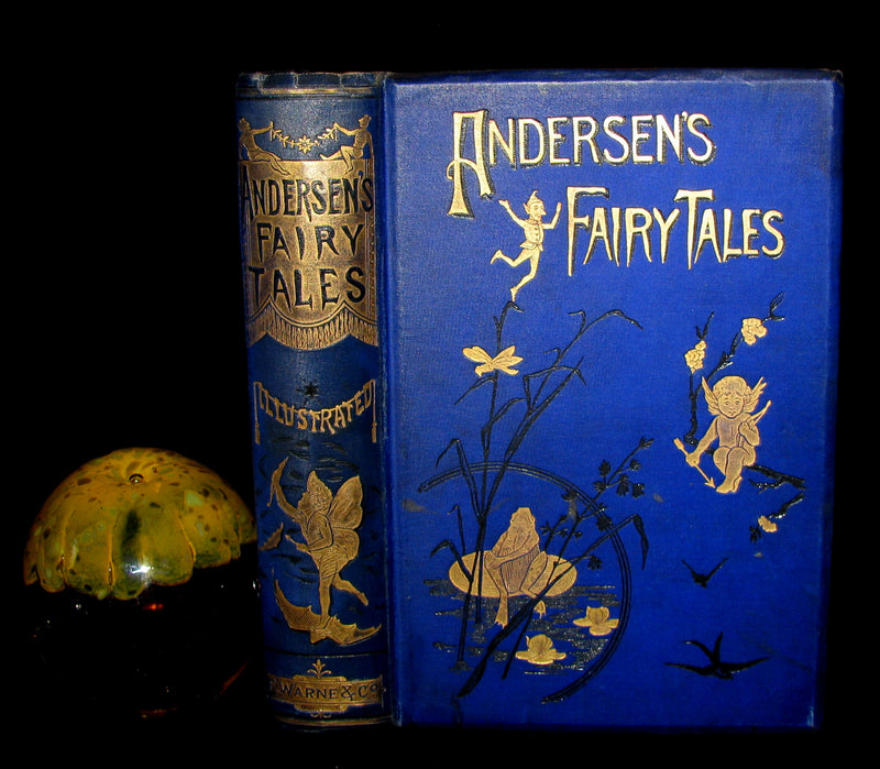 1895 Rare Victorian Book -  Hans Christian Andersen's FAIRY TALES illustrated