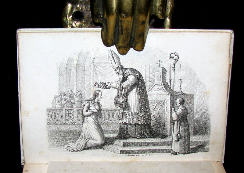 1818 Scarce French Book ~ Les ROSIERES crown of roses for the girl with irreproachable virtue (in slipcase)