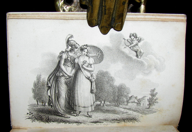 1818 Scarce French Book ~ Les ROSIERES crown of roses for the girl with irreproachable virtue (in slipcase)