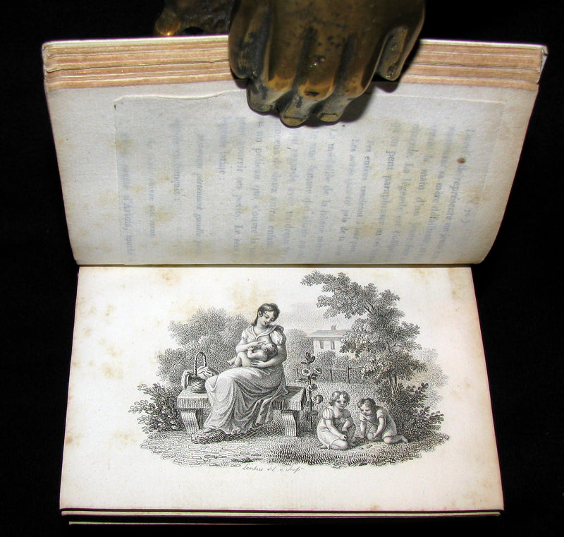 1818 Scarce French Book ~ Les ROSIERES crown of roses for the girl with irreproachable virtue (in slipcase)