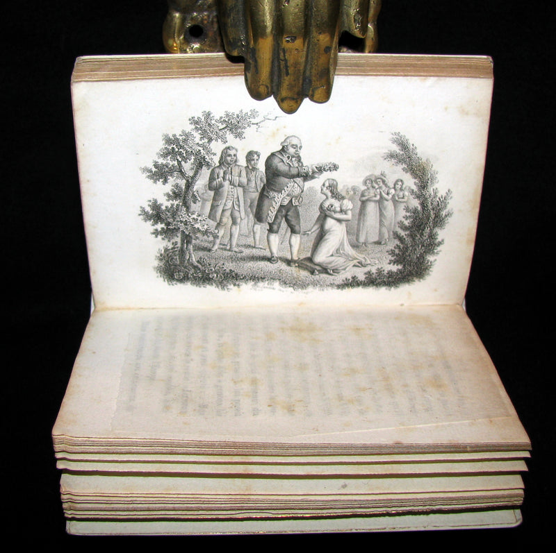1818 Scarce French Book ~ Les ROSIERES crown of roses for the girl with irreproachable virtue (in slipcase)