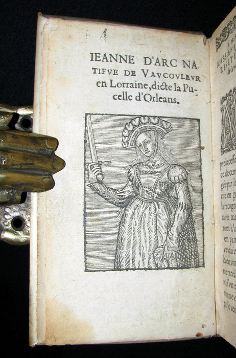 1621 Scarce French Book ~ JEANNE D'ARC et le Siege d'Orleans with JOAN OF ARC portrait.