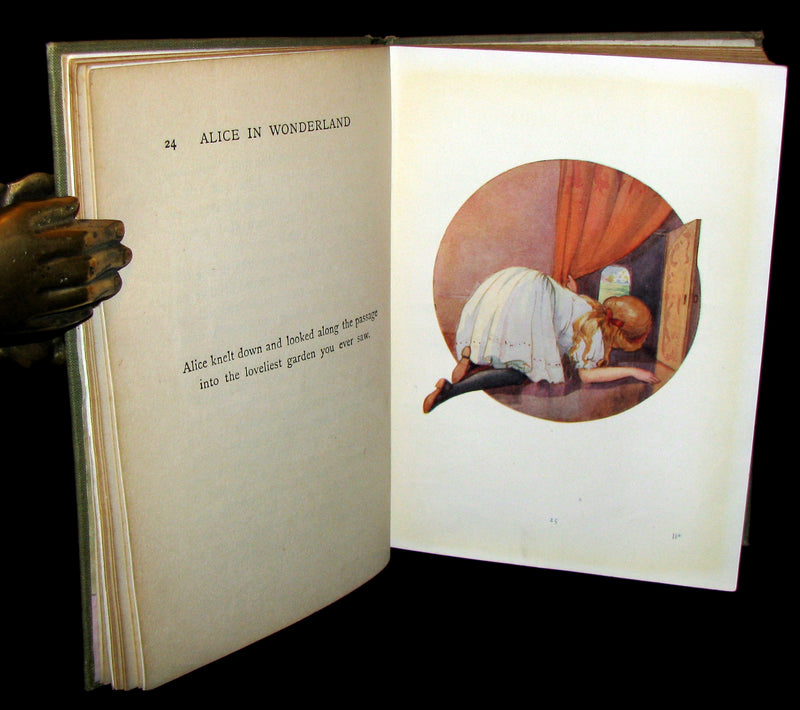1920 Rare Book -  Alice's Adventures in Wonderland with 48 Coloured Plates By Margaret W. Tarrant