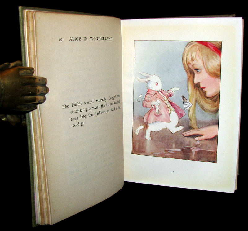 1920 Rare Book -  Alice's Adventures in Wonderland with 48 Coloured Plates By Margaret W. Tarrant