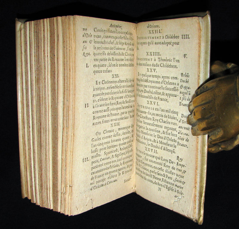 1621 Scarce French Book ~ JEANNE D'ARC et le Siege d'Orleans with JOAN OF ARC portrait.