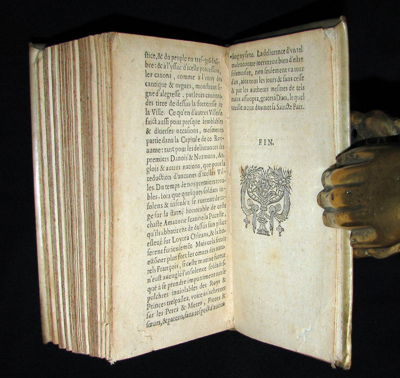 1621 Scarce French Book ~ JEANNE D'ARC et le Siege d'Orleans with JOAN OF ARC portrait.