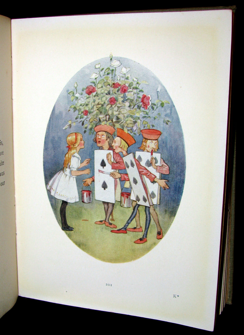 1920 Rare Book -  Alice's Adventures in Wonderland with 48 Coloured Plates By Margaret W. Tarrant