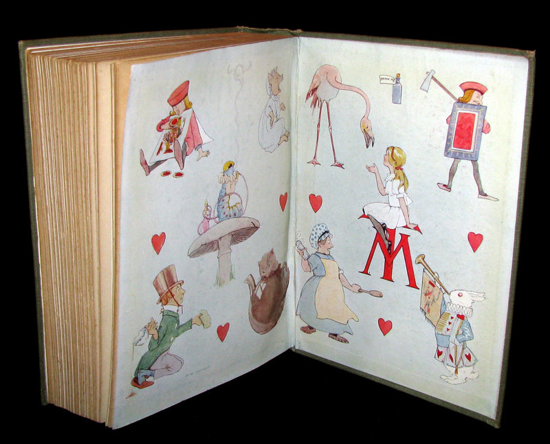 1920 Rare Book -  Alice's Adventures in Wonderland with 48 Coloured Plates By Margaret W. Tarrant