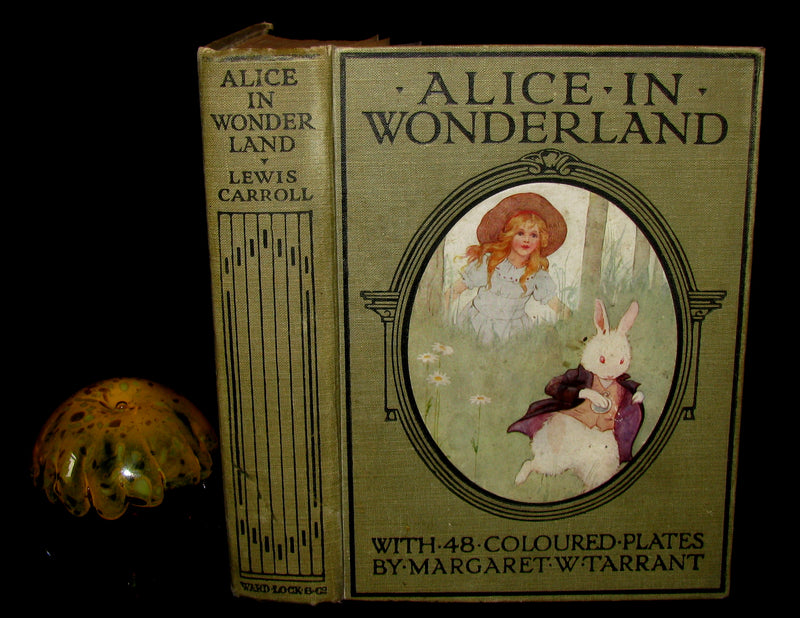 1920 Rare Book -  Alice's Adventures in Wonderland with 48 Coloured Plates By Margaret W. Tarrant