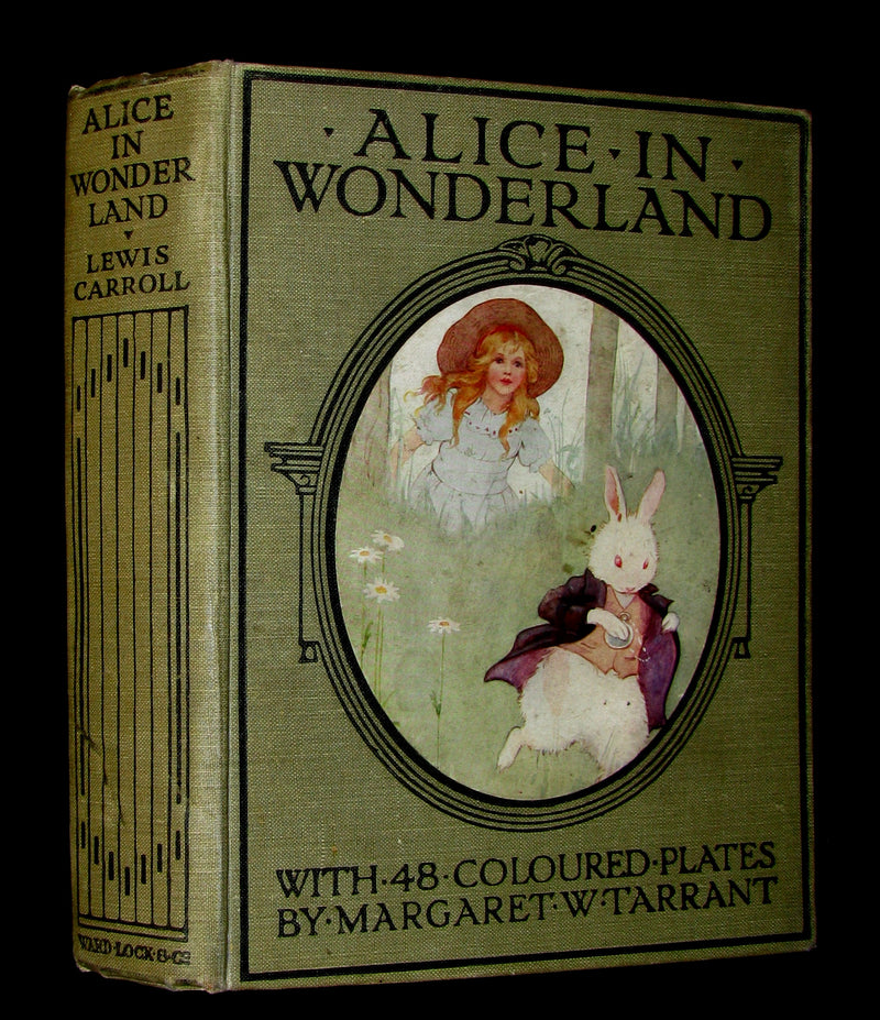 1920 Rare Book -  Alice's Adventures in Wonderland with 48 Coloured Plates By Margaret W. Tarrant