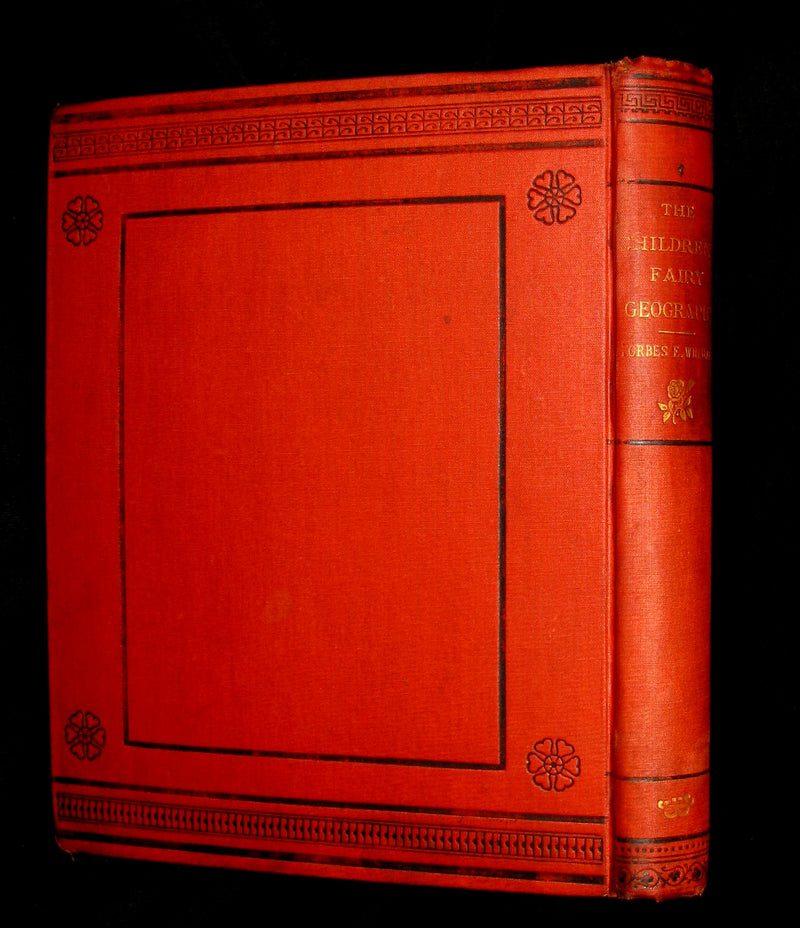 1880 Scarce Victorian Book ~ The Children's FAIRY Geography or a Merry Trip Round Europe