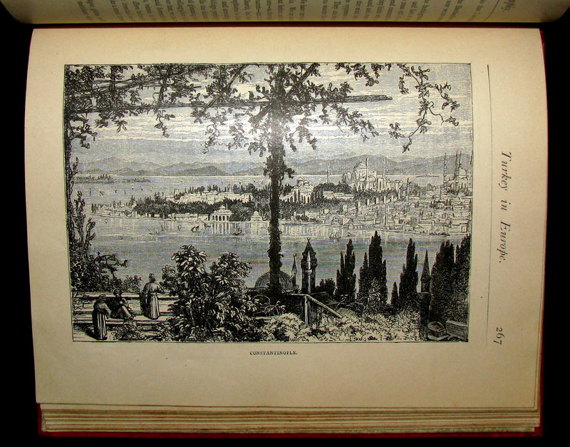 1880 Scarce Victorian Book ~ The Children's FAIRY Geography or a Merry Trip Round Europe