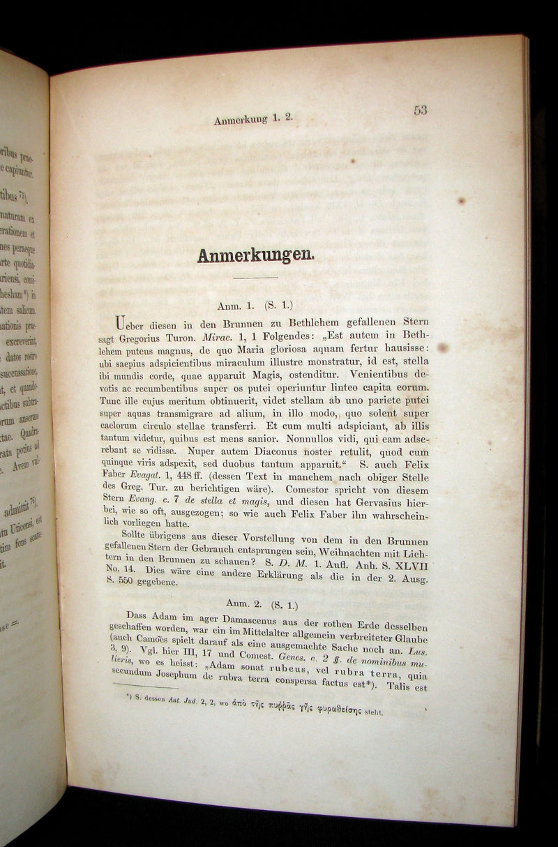 1856 Scarce Science of Fairy Tales Book - OTIA IMPERIALIA by Gervase of Tilbury