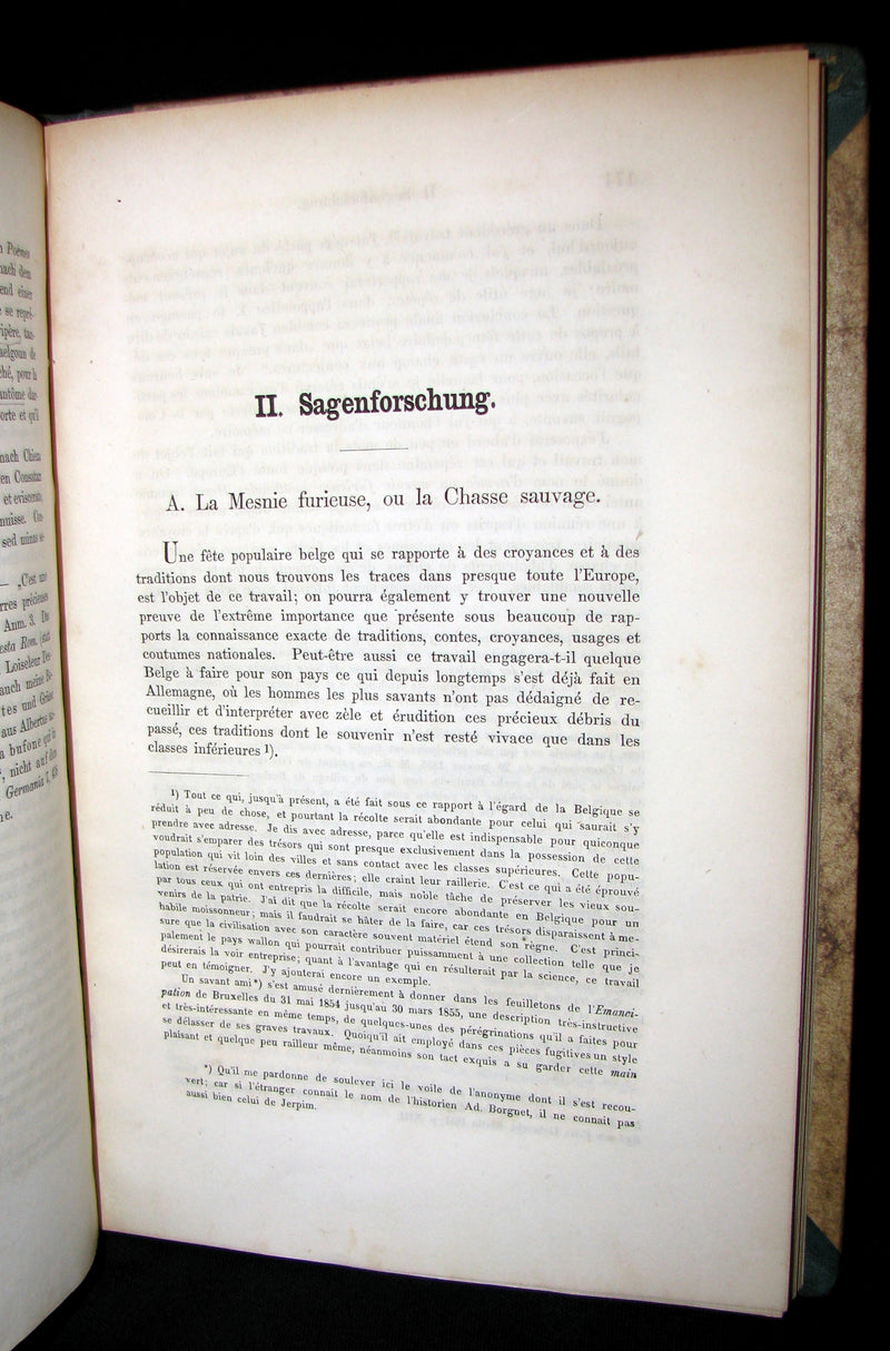 1856 Scarce Science of Fairy Tales Book - OTIA IMPERIALIA by Gervase of Tilbury