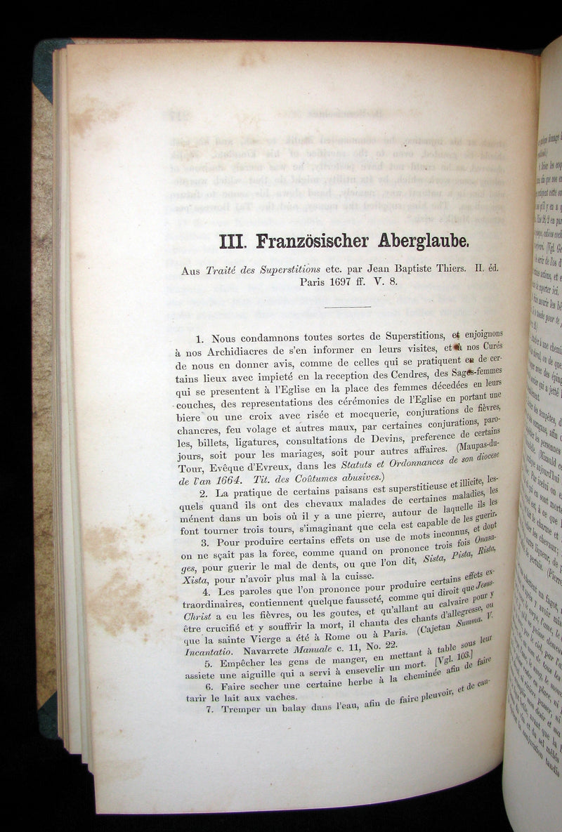 1856 Scarce Science of Fairy Tales Book - OTIA IMPERIALIA by Gervase of Tilbury