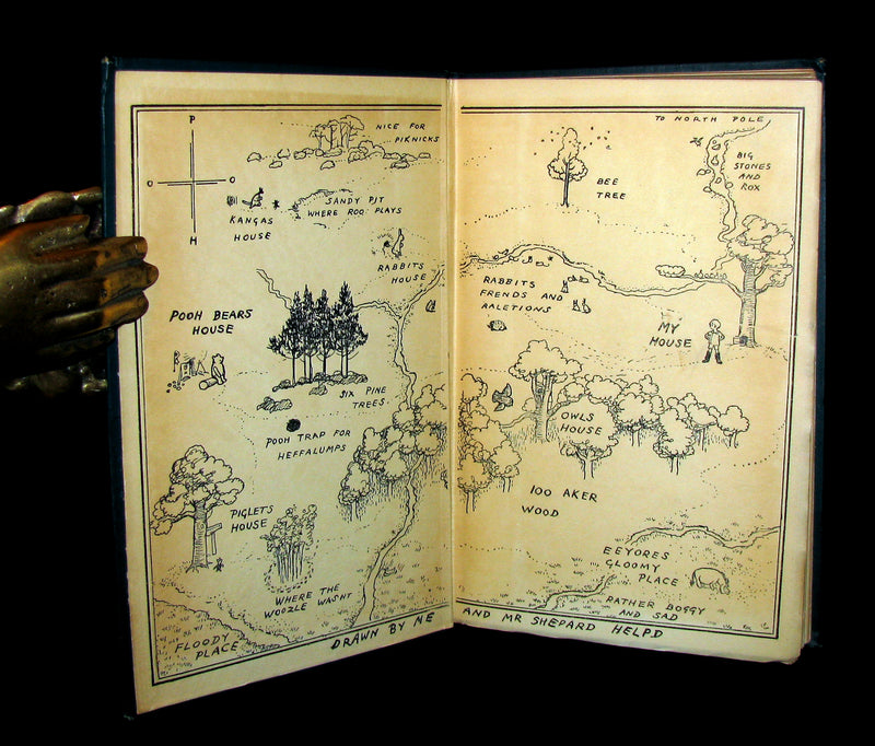 1926 First UK Edition - A. A. Milne & Ernest H. Shepard -  WINNIE-THE-POOH