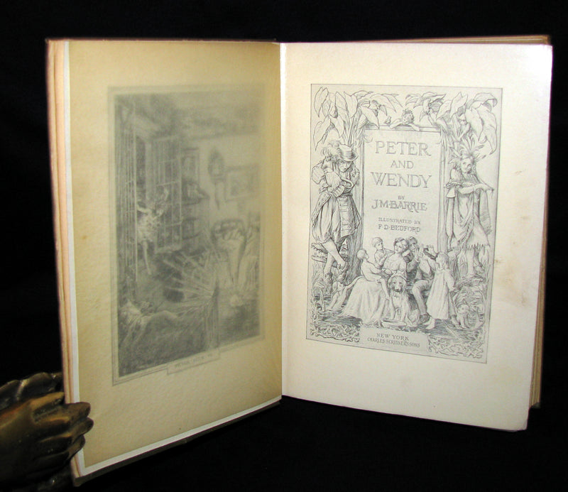 1911 Rare Book  - Peter Pan First Edition - Peter and Wendy by James Matthew Barrie
