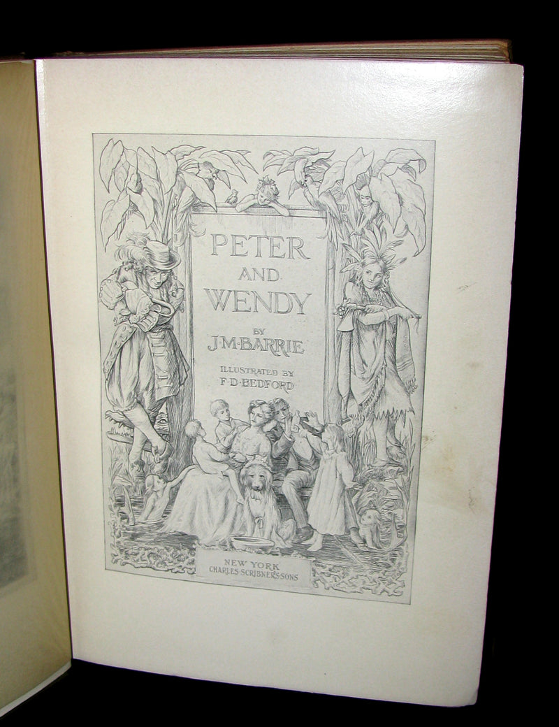 1911 Rare Book  - Peter Pan First Edition - Peter and Wendy by James Matthew Barrie