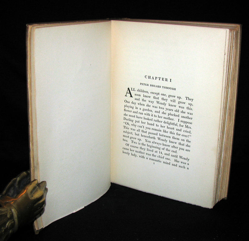1911 Rare Book  - Peter Pan First Edition - Peter and Wendy by James Matthew Barrie