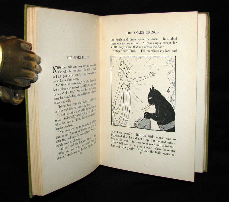 1918 Rare First Edition - Puss in Boots, Jr. In Fairyland: Twilight Tales by David Cory