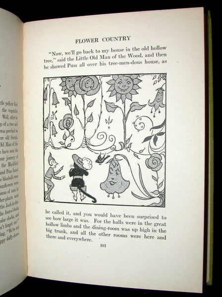 1918 Rare First Edition - Puss in Boots, Jr. In Fairyland: Twilight Tales by David Cory