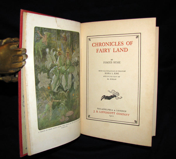 1911 Rare First Edition - The Chronicles of Fairy Land illustrated by Maria L. Kirk.