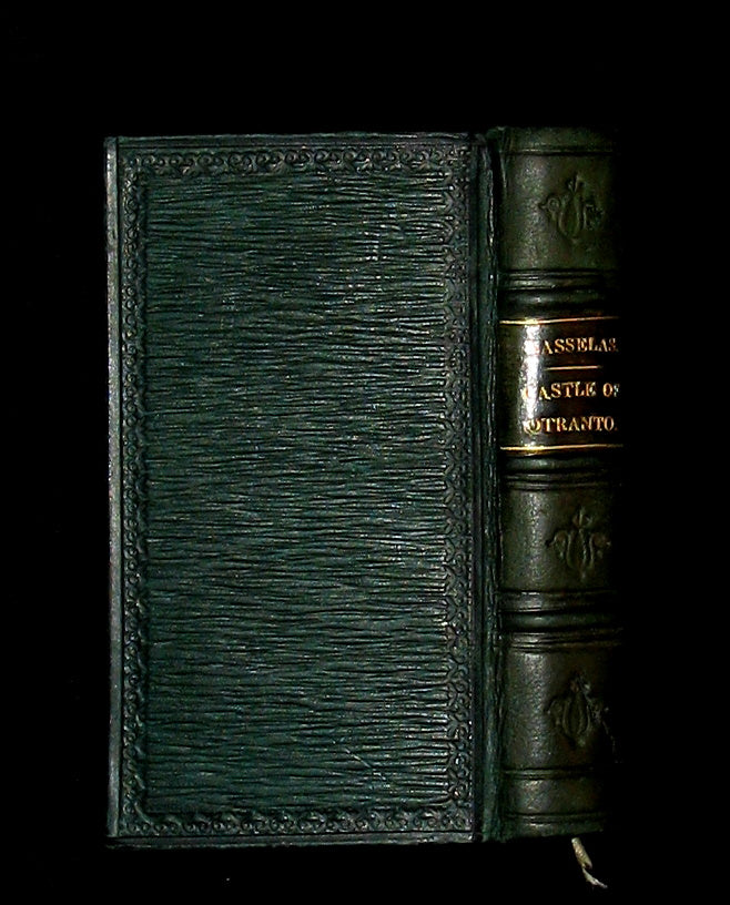 1828 Rare miniature Edition - The Castle of Otranto, a Gothic Story [WITH] Rasselas, A Tale.
