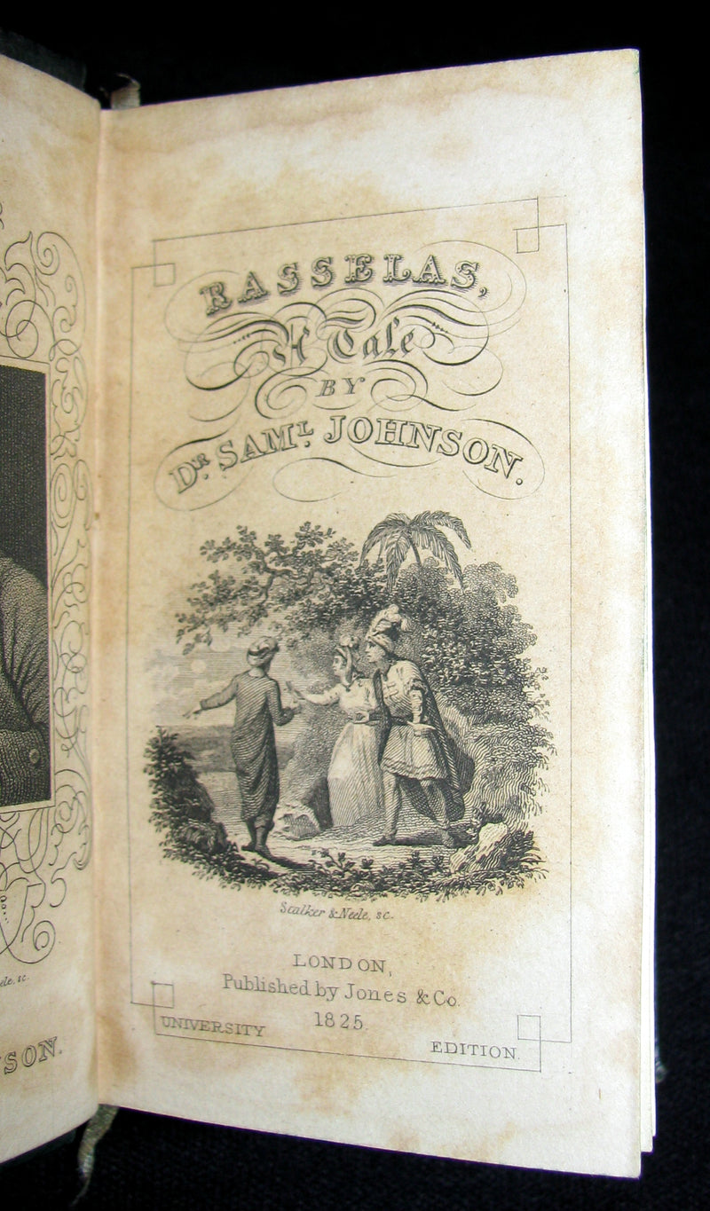 1828 Rare miniature Edition - The Castle of Otranto, a Gothic Story [WITH] Rasselas, A Tale.