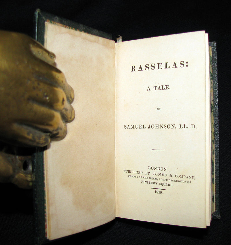 1828 Rare miniature Edition - The Castle of Otranto, a Gothic Story [WITH] Rasselas, A Tale.