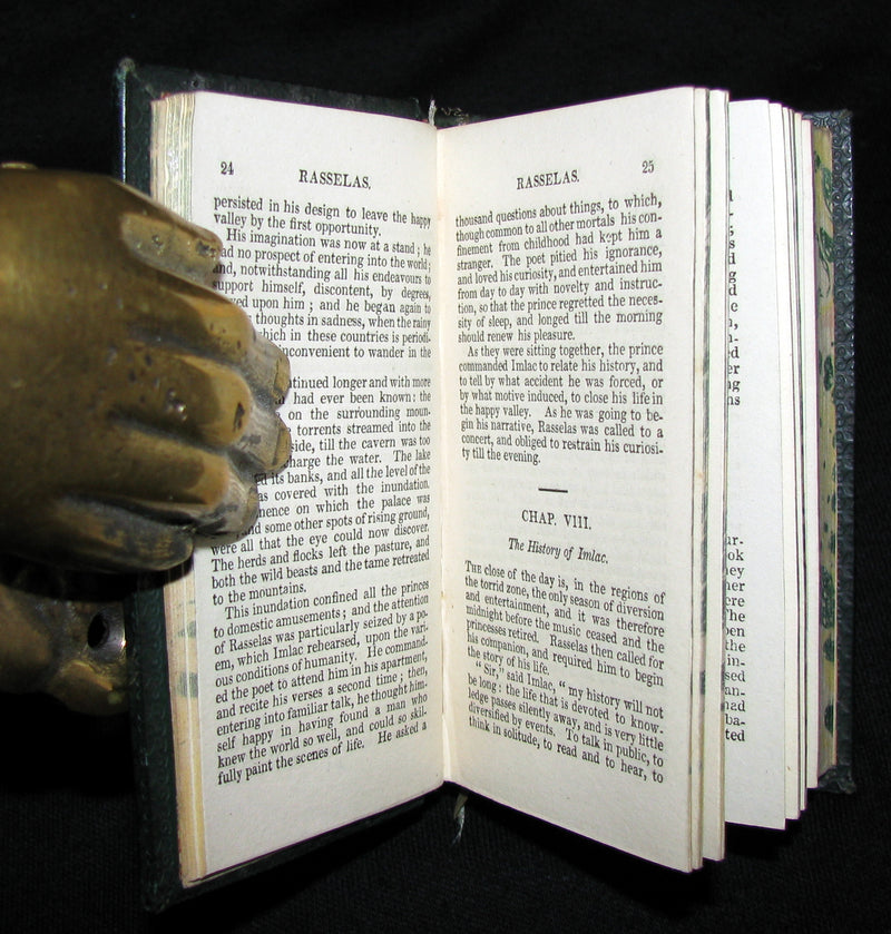 1828 Rare miniature Edition - The Castle of Otranto, a Gothic Story [WITH] Rasselas, A Tale.
