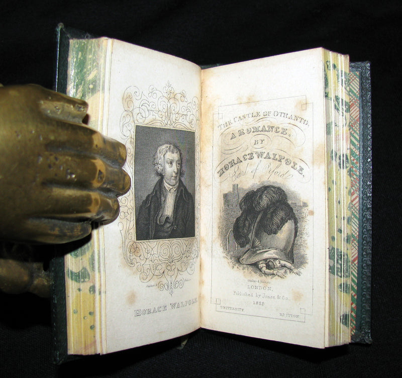 1828 Rare miniature Edition - The Castle of Otranto, a Gothic Story [WITH] Rasselas, A Tale.