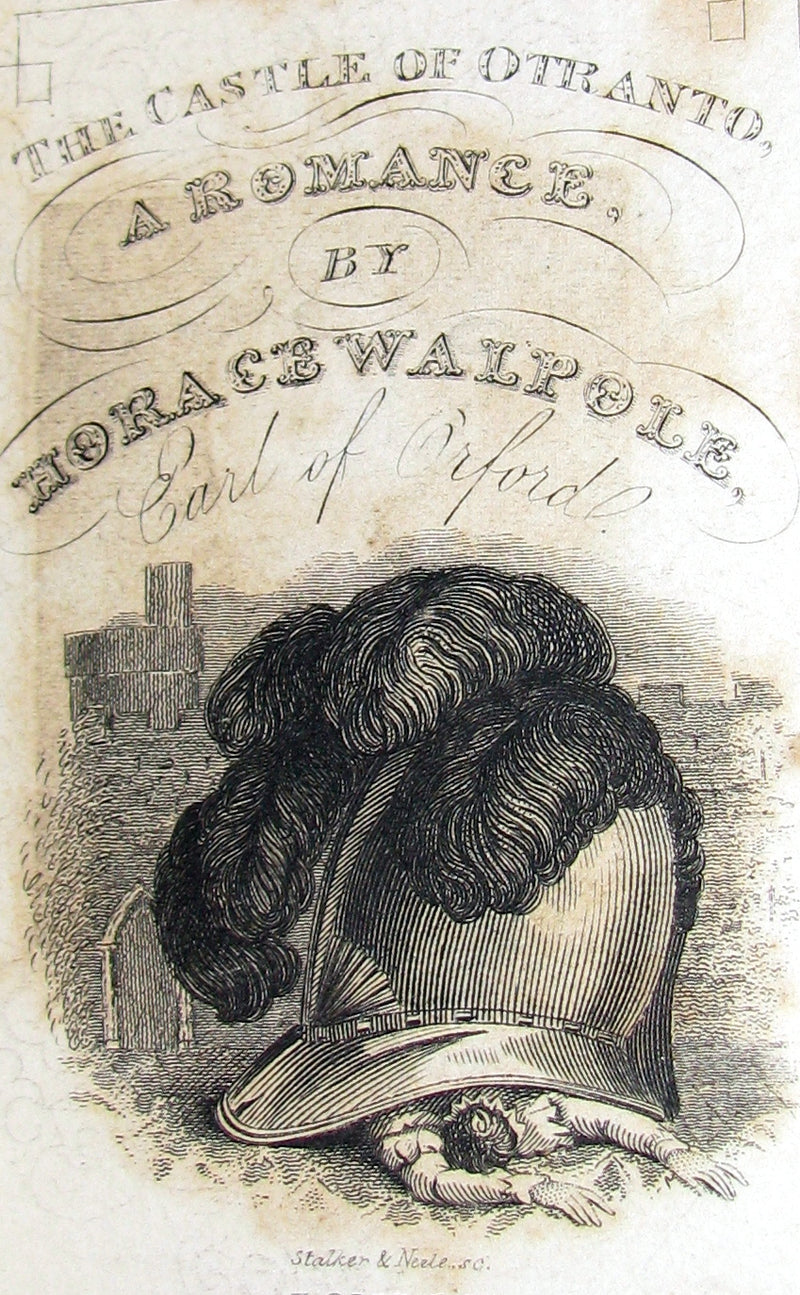 1828 Rare miniature Edition - The Castle of Otranto, a Gothic Story [WITH] Rasselas, A Tale.