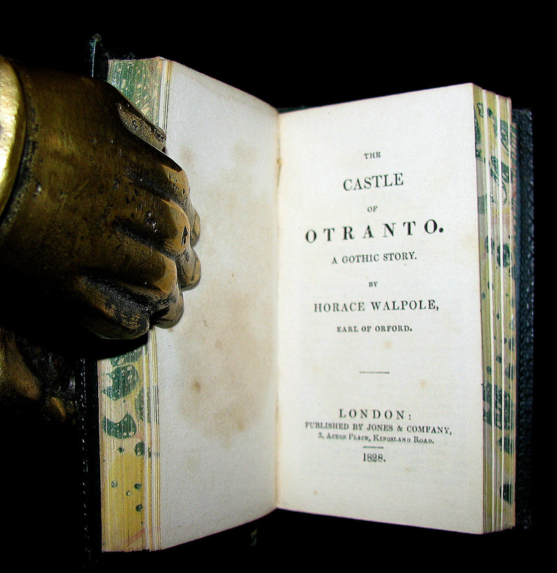 1828 Rare miniature Edition - The Castle of Otranto, a Gothic Story [WITH] Rasselas, A Tale.