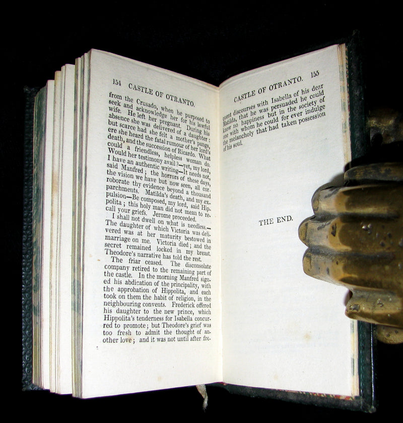 1828 Rare miniature Edition - The Castle of Otranto, a Gothic Story [WITH] Rasselas, A Tale.