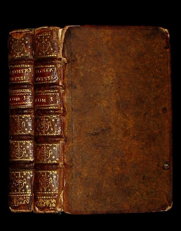 1567 Scarce Greek-Latin Book set - Homer's Odyssey - Odyssea - First 18th books in 2 of 3 Volumes
