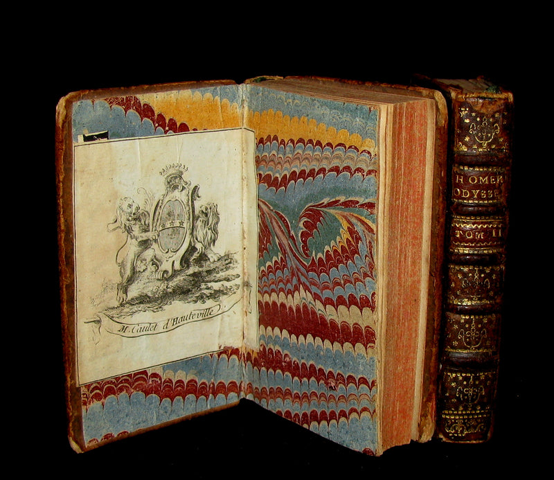 1567 Scarce Greek-Latin Book set - Homer's Odyssey - Odyssea - First 18th books in 2 of 3 Volumes