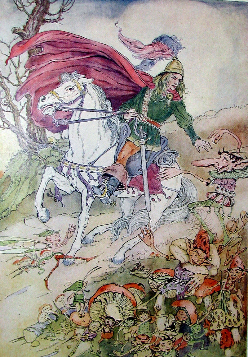 1913 Rare Art Nouveau Book - Fairy Frolics by Enos Benjamin Comstock. First Edition.