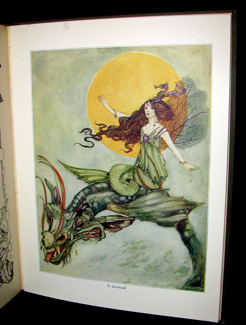 1913 Rare Art Nouveau Book - Fairy Frolics by Enos Benjamin Comstock. First Edition.