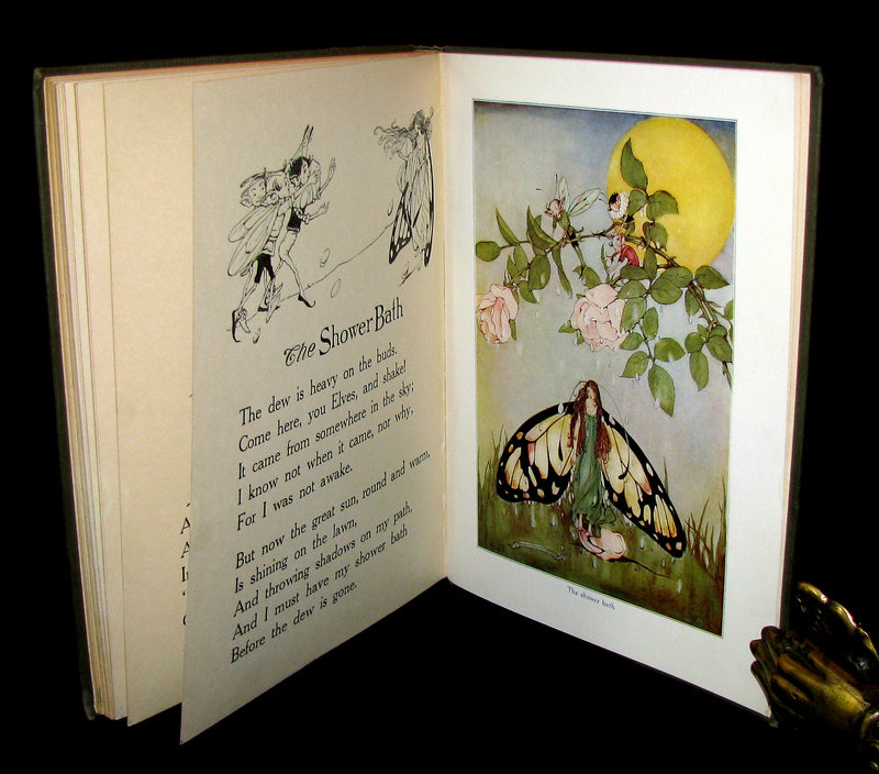 1913 Rare Art Nouveau Book - Fairy Frolics by Enos Benjamin Comstock. First Edition.