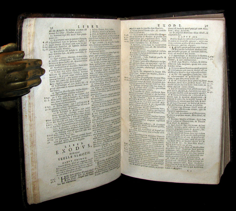 1676 Rare Latin Bible - Biblia Sacra Vulgatae Editionis -  Holy Bible published in Lyons