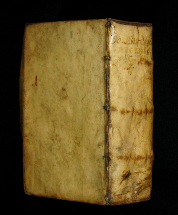 1630 Rare Latin Vellum Book - Scottish writer Io. Barclaii ARGENIS. Editio novissima by Elzevir.