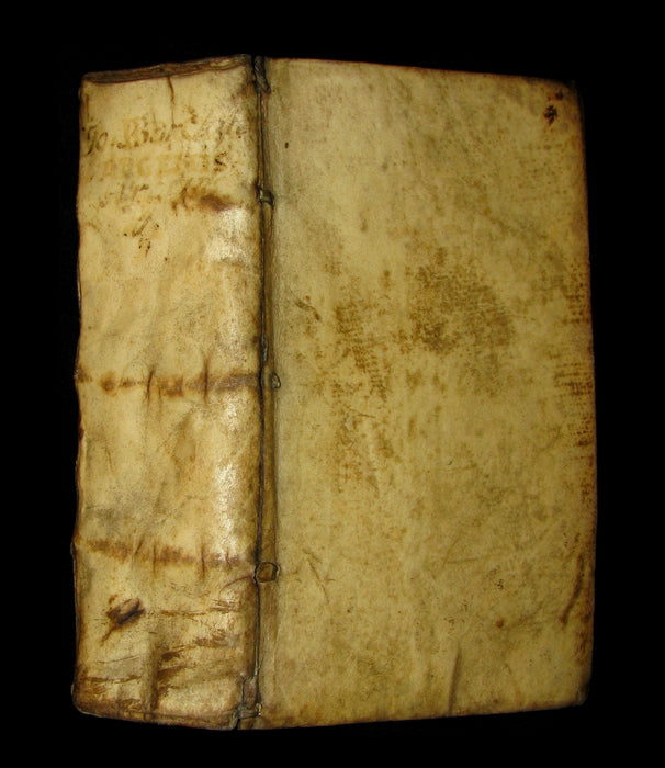 1630 Rare Latin Vellum Book - Scottish writer Io. Barclaii ARGENIS. Editio novissima by Elzevir.