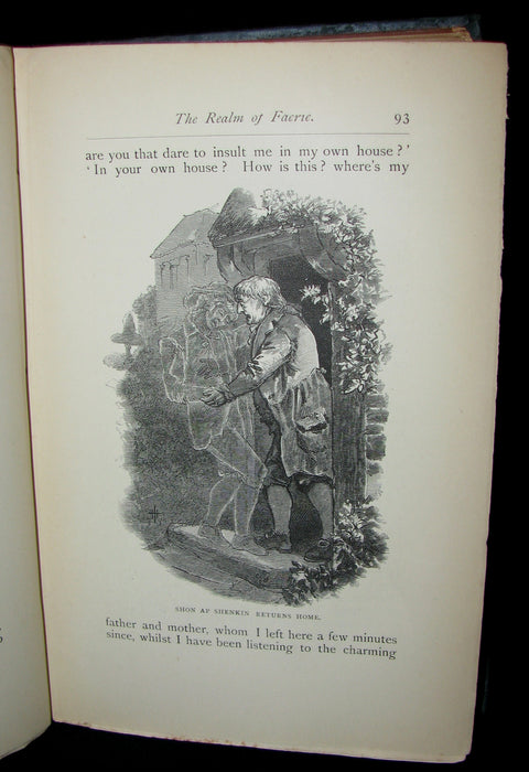 1880 Scarce Victorian Book - BRITISH GOBLINS : Welsh Folk-lore, Fairy Mythology.