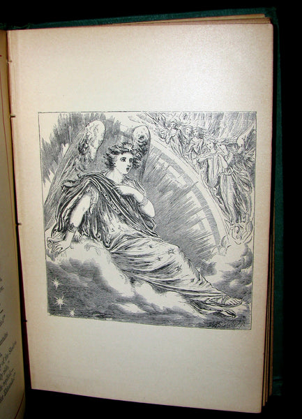 1885 Rare Victorian Book - Poems by Edgar Allan POE with Memoir (The Raven, Lenore, Ulalume, ...)