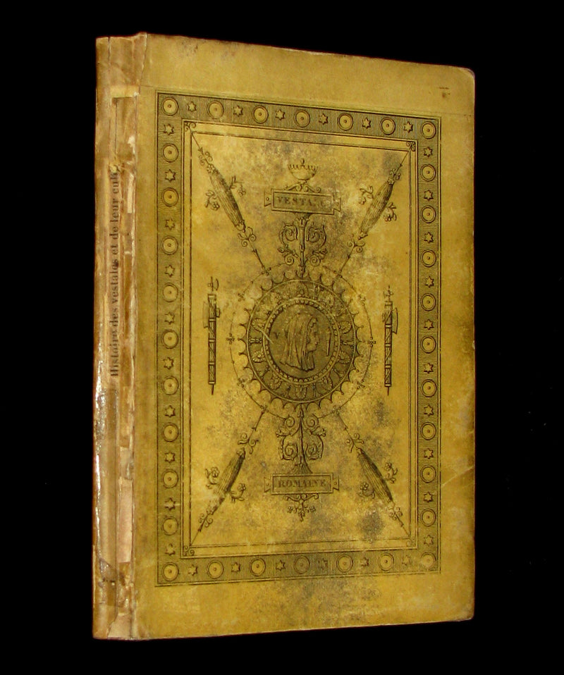 1825 Rare French Book - Vestal Virgins' History - Histoire des Vestales et de leur culte.