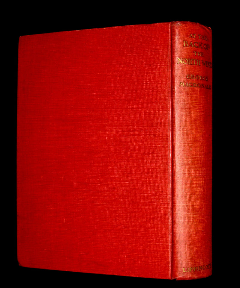 1909 Rare Book - AT THE BACK OF THE NORTH WIND Illustrated by Maria L. Kirk.
